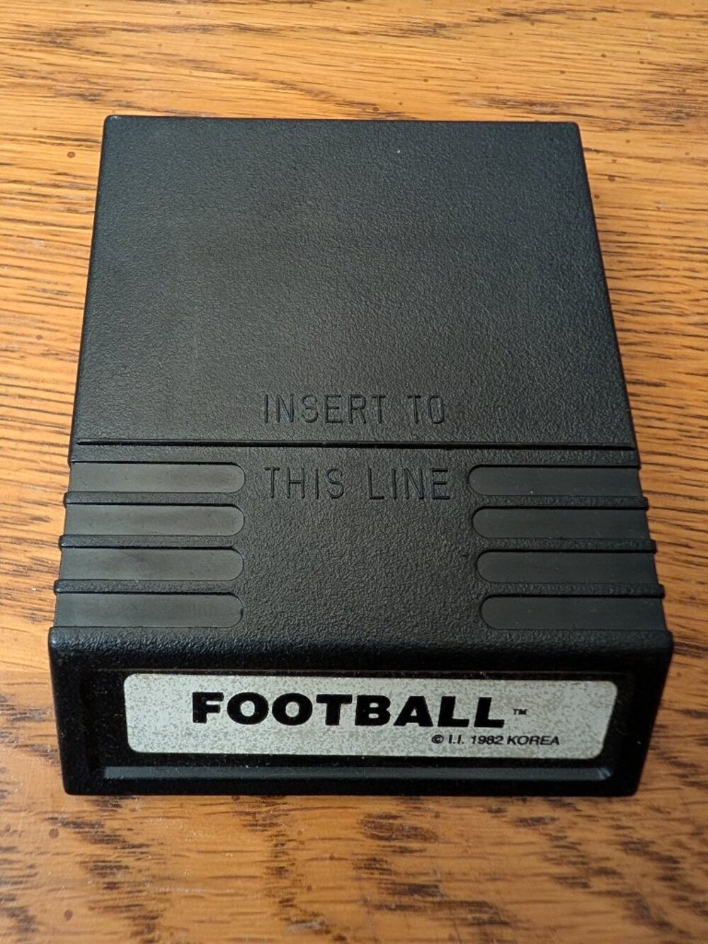 Vintage Mattel Intellivision Football Game + Original Playbook 1982
